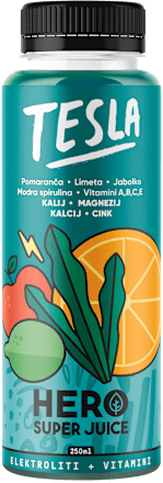 Naravni sadni sok Tesla HERO Drink