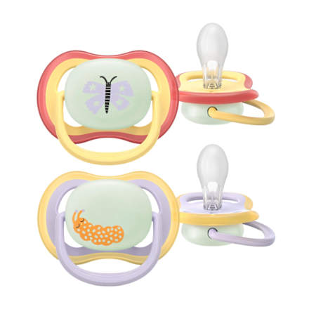 Suzete ultra air de noapte 0-6 luni PHILIPS AVENT