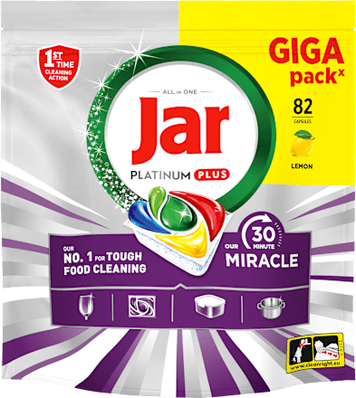 kapsle do myčky Our 30 Minute Miracle Platinum Plus Lemon Jar