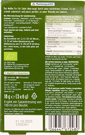 Gewürzmischung Fix für Salat dmBio