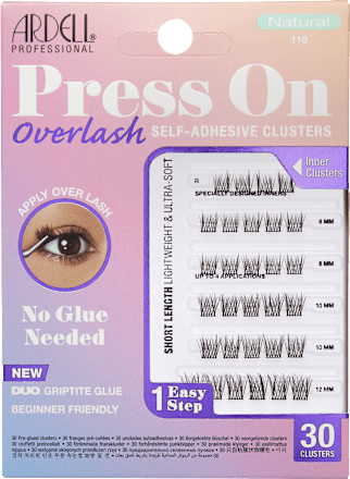Künstliche Wimpern Natural 110 Press On Overlash ARDELL