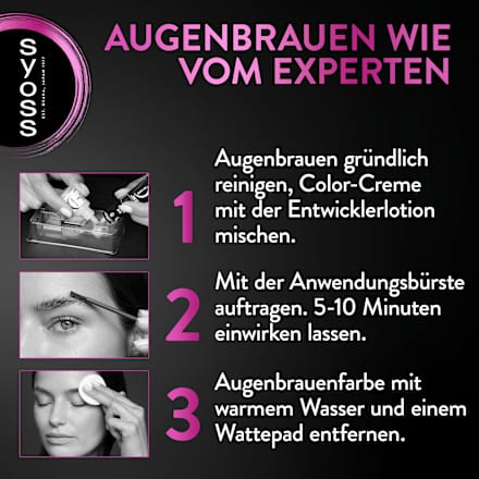 Augenbrauenfarbe Dunkelblond 6-1 syoss