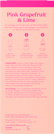 Deostick Grapefruit und Limette Wild