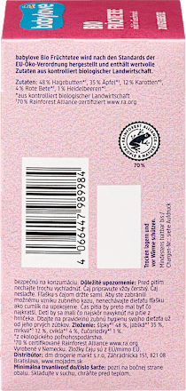 bio ovocný čaj 20x2 g babylove