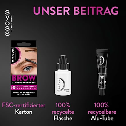 Augenbrauenfarbe Hellbraun 5-1 syoss