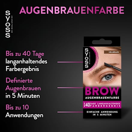 Augenbrauenfarbe Hellbraun 5-1 syoss
