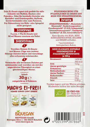 Ei-Ersatz BIOVEGAN