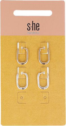 Creolen Ohrstecker gold und silber  s-he stylecollection