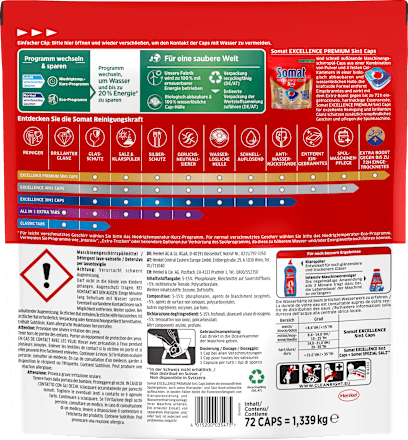 Geschirrspül-Tabs Excellence Premium 5in1 Vorteilspack Somat