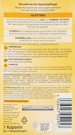 Q10 ránctalanító koncentrátum Balea