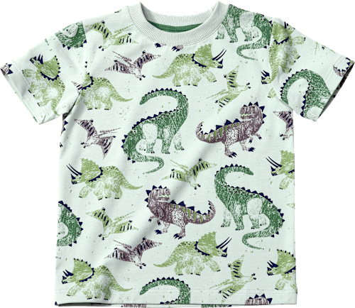 T-Shirt Pro Climate mit Dino-Muster, grün, Gr. 122 ALANA