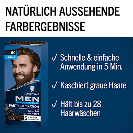 Bart-Coloration - Nr. 60 Braun Schwarzkopf Men Perfect