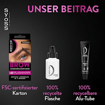 Augenbrauenfarbe Dunkelbraun  4-1 syoss