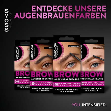 Augenbrauenfarbe Dunkelbraun  4-1 syoss
