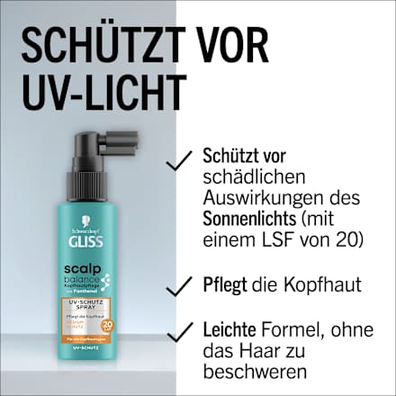 UV-Schutz Spray Scalp Balance LSF 20 Schwarzkopf GLISS