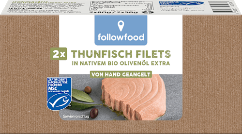 Thunfisch Filets in Olivenöl followfood
