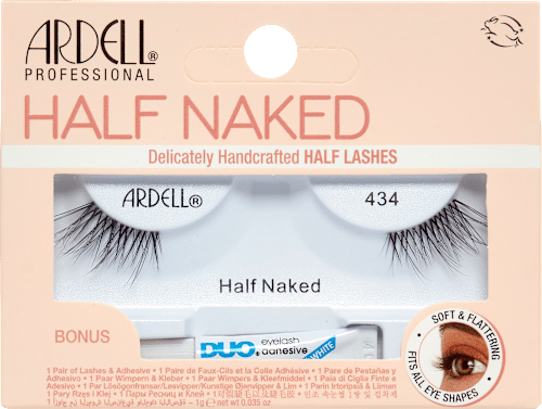 Künstliche Wimpern 434 Half Naked (1 Paar) ARDELL