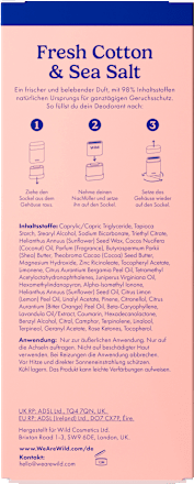 Deostick Fresh undFresh Salt nachfülbar Wild