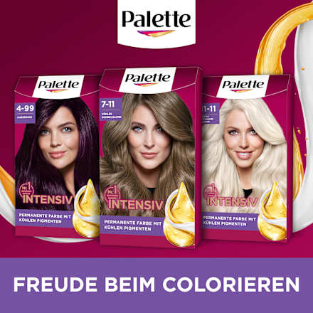 Intensiv Creme Coloration - Nr. 7-11 Kühles Dunkelblond Palette