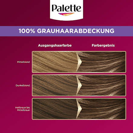 Intensiv Creme Coloration - Nr. 7-11 Kühles Dunkelblond Palette