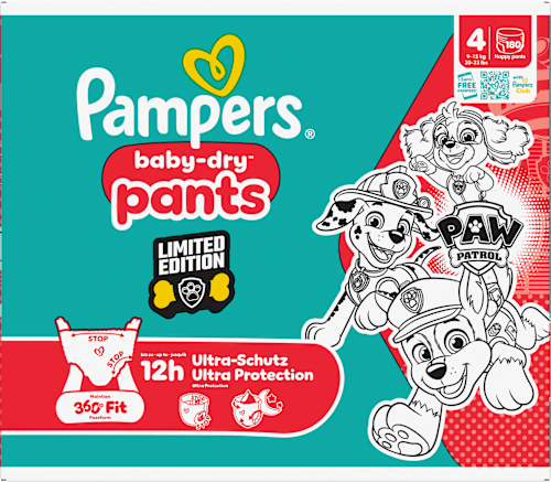 Baby Pants Baby Dry Paw Patrol Gr. 4 Maxi (9-15 kg) Monatsbox Pampers baby-dry