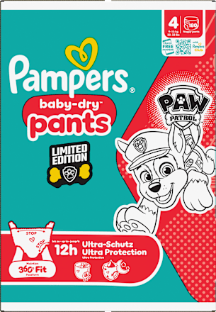 Baby Pants Baby Dry Paw Patrol Gr. 4 Maxi (9-15 kg) Monatsbox Pampers baby-dry