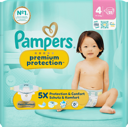 Windeln Premium Protection Gr. 4 (9-14 kg) Pampers premium protection