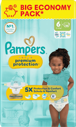 Windeln Premium Protection Gr. 6 XL (13-18 kg) Big Pack Pampers