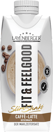 Diät Shake, Slim Shake Caffe Latte trinkfertig Layenberger Fit+Feelgood