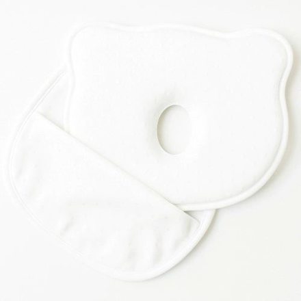 Pernă albă pentru bebeluși babysnugg