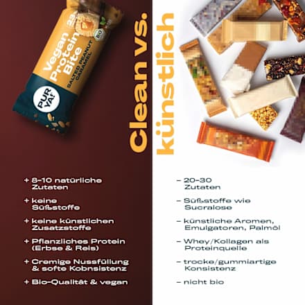  Proteinriegel Salted Peanut Caramel, vegan PURYA!