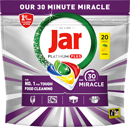 kapsle do myčky Our 30 Minute Miracle Platinum Plus Lemon Jar