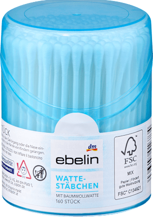 Wattestäbchen Box ebelin