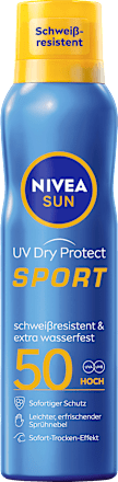 Sonnenspray Aerosol UV Dry Protect Sport, LSF 50 NIVEA SUN