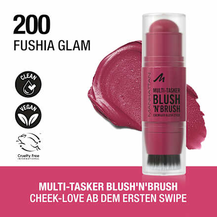Blush Multi-Tasker Blush'N'Brush 200 MANHATTAN Cosmetics