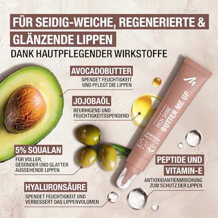 Lippenbalsam High Shine Butter Me Up 008 MANHATTAN Cosmetics