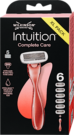 Borotvakészülék + 6 db betét Intuition Complete Care WILKINSON SWORD