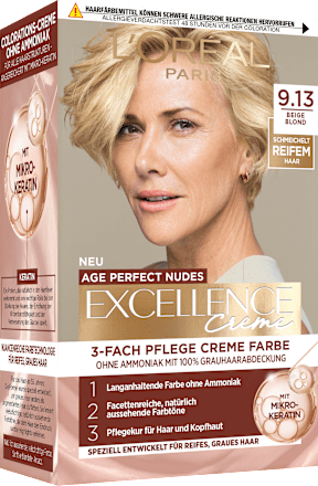 Haarfarbe 9.13 Beige Blonde L'ORÉAL PARiS EXCELLENCE Creme
