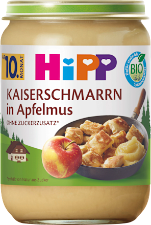 Kaiserschmarrn in Apfelmus ab dem 10. Monat HiPP