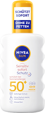 Sonnenspray sensitiv Sofortschutz LSF 50+ NIVEA SUN