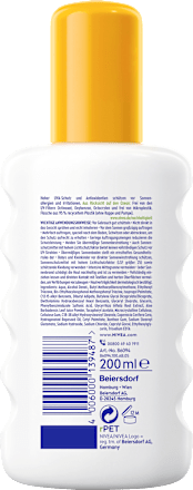 Sonnenspray sensitiv Sofortschutz LSF 50+ NIVEA SUN