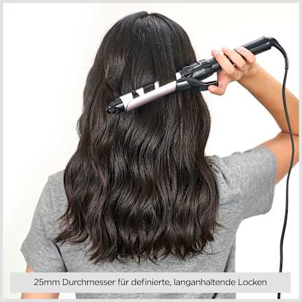 Lockenstab 25 mm Curling Tong mit Klammer BaByliss