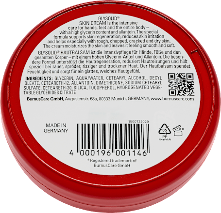 Pflegecreme Hautbalsam Glysolid