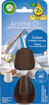 Lufterfrischer Aroma-Öl Cotton & weiße Orchidee Nachfüllpack AIR WICK