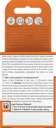 Lufterfrischer Duftstecker Fresh Mandarin Dream Nachfüllpack glade