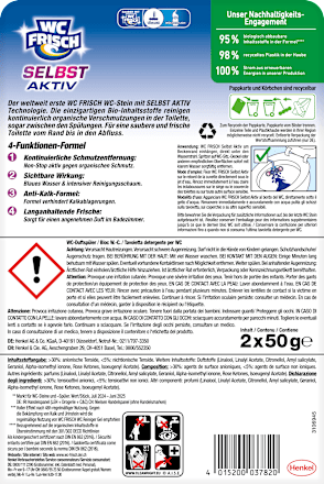 WC-Stein Blau Selbst Aktiv Blütenfrische WC-Frisch