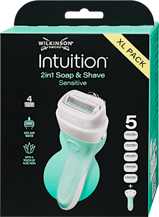 Borotva XL csomag Sword Intuition 2in1 Soap & Shave Sensitive WILKINSON SWORD