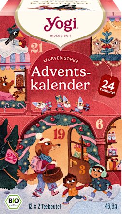 Adventskalender 2025, 24 ayurvedische Tee's YOGI TEA