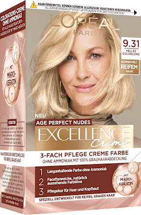 Haarfarbe 9.31 Gold Blond L'ORÉAL PARiS EXCELLENCE Creme