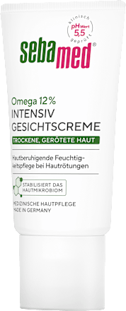 Gesichtscreme intensiv Omega 12% trockene, gerötete Haut sebamed